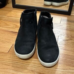 Naturalizer Black High-Top Sneakers